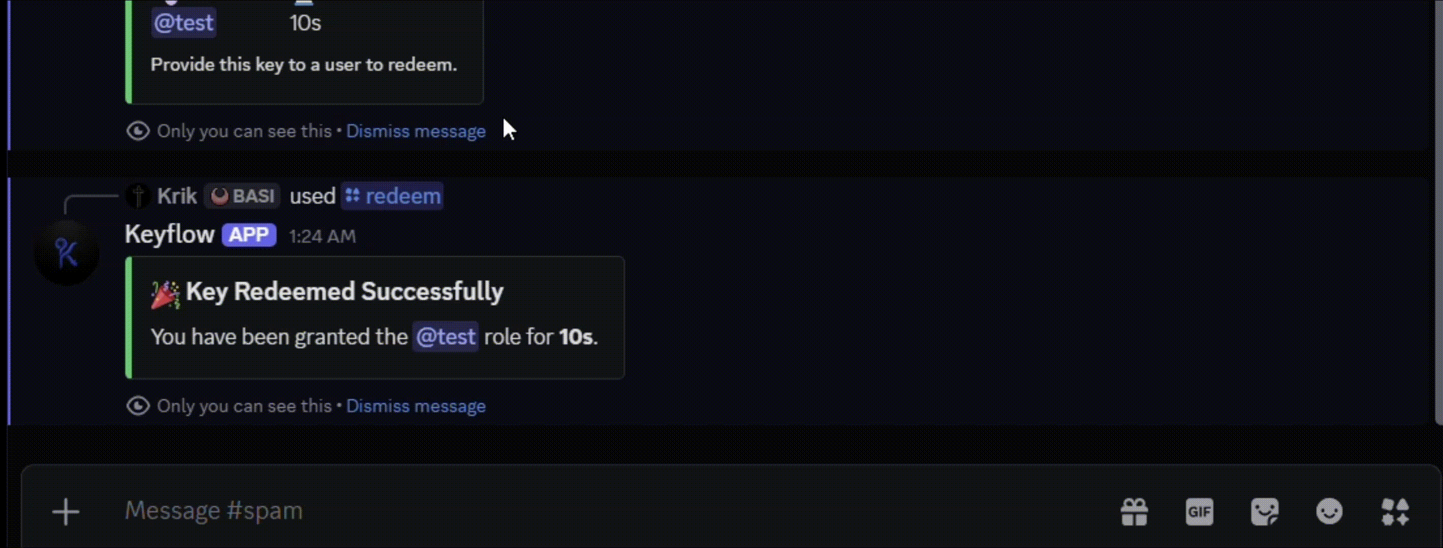 Profile Command Demo